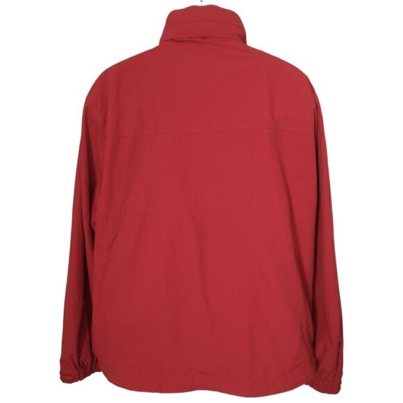 LL Bean Mens Jacket L Vintage 90s Parka Coat Red Outdoor All Conditions No Liner - Picture 7 of 16